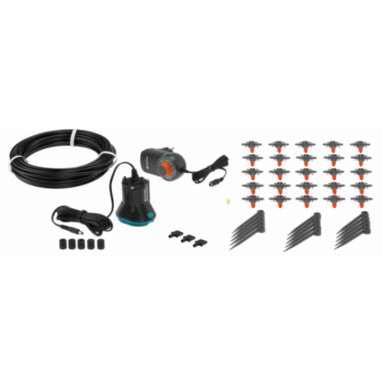 Automātiskais puķu kastu laistīšanas komplekts