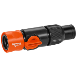 Profi Maxi-Flow šļūtenes savienotājs ar regulētājvārstu, 19 mm
