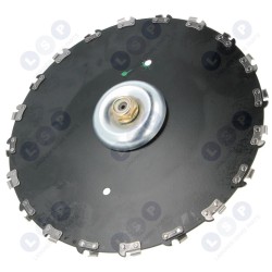 Leņķa zobrats krūmgriežiem, universāla caurule, 28 mm vārpsta, 7 nažu asmeņi (5903794711204)