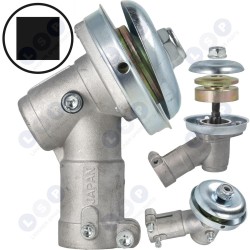 Leņķa zobrats krūmgriežiem, universāla caurule, 28 mm vārpsta, 4 griezēji (5903794711211)