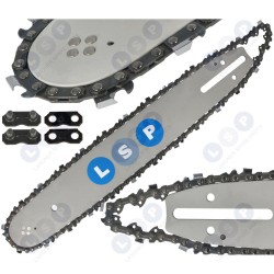 Ķēdes vadotne zāģim 35CM 14 3/8 PARTNER HUSQVARNA MAKITA PRO ()