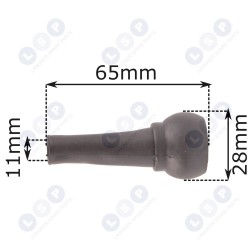 Gumijas kabeļu nostiepes mazinātājs Bosch GBH 2-26 DSR DFR, GBH 2-28 DFV, 1600703034 (5903794700208)