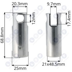 Virzuļa Bosch GBH 2-26 DRE, DFR, RE, 1617000557 (5903794700277)