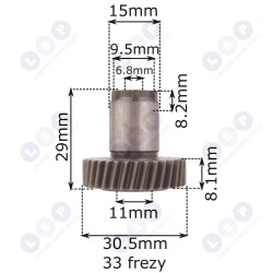 Zobrats Z 33 GBH 2-26 DRE, GBH2400, 1617000579 (5903794700390)