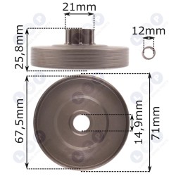 TRUMPLIS SAJŪGA GROZS SAJŪGA ZĀĢIS 4500 5200 (5903794700529)