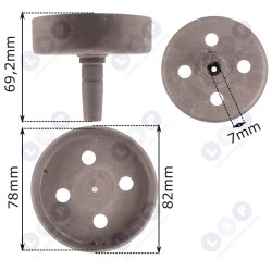 Sajūga trumuļa grozs HUSQVARNA 143 krūmgriezim (5903794700543)