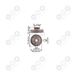 Sajūga trumuļa grozs HUSQVARNA 50 51 55 254 zāģiem (5903794700550)