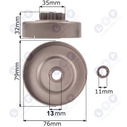 Sajūga trumuļa grozs STIHL 029 034 036 039 MS290 (5903794700628)