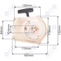 Starteris STIHL 024 026 MS240 MS260 motorzāģim (5903794700680)