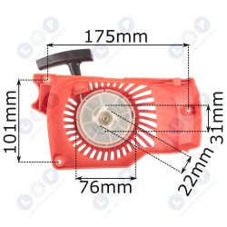 Starteris benzīna ķēdes zāģim PN YD SPS CS CST 38 3800 T38 (5903794700772)
