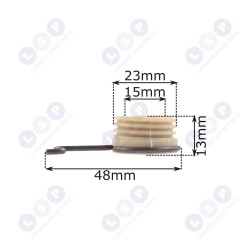 Eļļas sūkņa piedziņas tārps STIHL MS 170 171 180 181 (5903794700895)