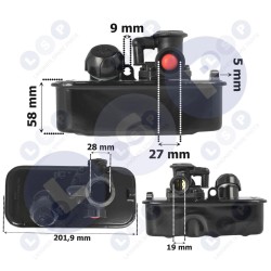 BRIGGS STRATTON zāles pļāvēja degvielas tvertnes un karburatora komplekts (5903794733602)
