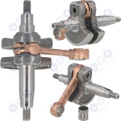 Kloķvārpsta ķīniešu benzīna trimmerim 44-5 10mm (5903794730366)