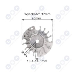 MAGNETO MAGNĒTISKAIS RITENIS STIHL 023 025 MS230 MS250 (5903794730427)