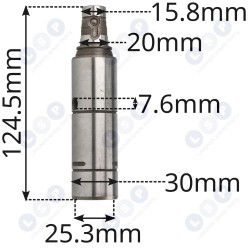 Uzmava, cilindrs, instrumentu turētājs GBH 2-26 DFR, 1617000876 (5903794701717)