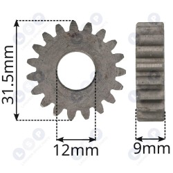 Ekscentriskais zobrats Bosch GBH 11 DE, 10 DC, 1617000994 (5903794701793)