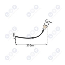 Degvielas šļūtene ar filtru NAC SPS01-45 CS4500 5200 benzīna zāģim (5903794730748)