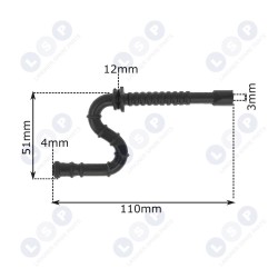 Degvielas šļūtene Stihl MS 240 260 šļūtene (5903794730809)