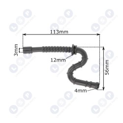 Stihl MS290 360 degvielas šļūtene (5903794730816)