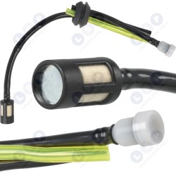 Degvielas padeves vads krūmgriezim ar vienvirziena vārstu un filtra šļūteni (5903794730946)