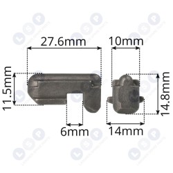 Bosch GSH 11 E slēdzenes elements, 1612300025 (5903794701922)