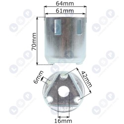 Kausa piedziņas mehānisms gx 240 gx270 gxv340 gxv390 plakano suņu selektors (5903794719682)