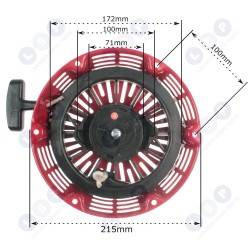 Starteris GX 390 ar tērauda apaļajiem uzgaļiem (5903794703261)