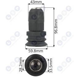 Cilindriska urbja turētājs, 2 lodītes, paredzēts Hilti (5903794703490)