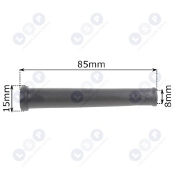 Gumijas kabeļu nostiepes mazinātājs PWS 600 700 8x85mm (5903794703506)