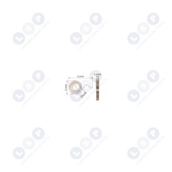 Spirālveida atspere Bosch PWS 600, 700, GWS 14-125, 850, 1604652013 (5903794703568)