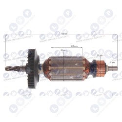 Urbšanas rotors BOSCH GSB 16 RE 2604011077 (5903794703599)