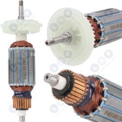 Leņķa slīpmašīnas rotors BOSCH GWS 850 C GWS 850 CE 8-125 (5903794703681)