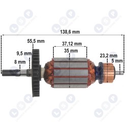 Дрель роторная типа Bosch PSB 400 с прямым зубом (5903794704046)