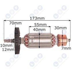 Ротор для бензопилы Bosch GKS 190, 1619P06345 (5903794704169)