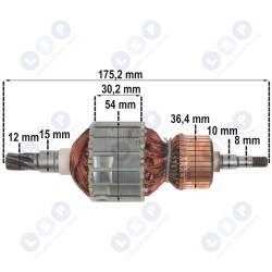 Ротор для молота Makita HR4500C, 516843-5 (5903794704435)