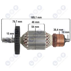 Ротор MAKITA HM1304 HM1304B 516864-7 (5903794704503)
