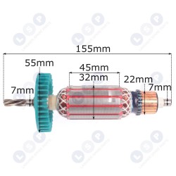 Тип ротора Сверло MAKITA HP 1640, 517458-1 (5903794704596)