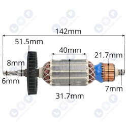 Ротор для лобзика MAKITA 4322 4323 4324 4329 4327 515719-3 (5903794735644)
