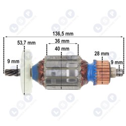 CELMA PRCb10 PRCb13 alumīnija urbšanas rotors (5903794704756)