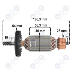 Rotors Celma DBRCc 67 zāģim, C-20500/3 (5903794704770)