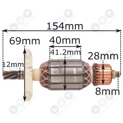 Hitachi H45MR H45MRY H45SR āmura rotors, 360571E (5903794704916)