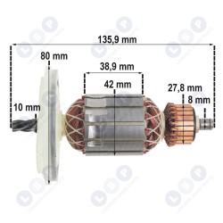 Rotējošais āmurs HILTI TE 54 TE 55 TE 504 203263-9 (5903794705043)