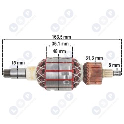 Rotors HILTI TE 76 330432-6 nojaukšanas āmuram (5903794705074)