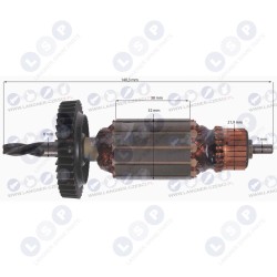 Rotors Perles SRE 4-613, SRE 4-613S sējmašīnai (5903794705135)