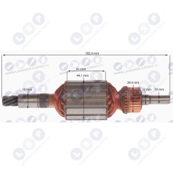 DeWalt rotors DW 540, 541, BH 40, 41, 577163-04 (5903794705173)