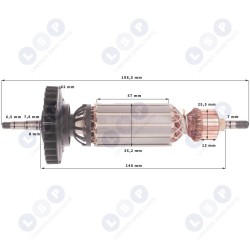 DeWALT rotors D28135 D28137 D28136 D28132C (5903794705210)