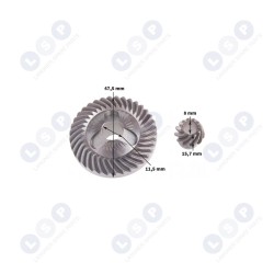 Ātrumkārba Bosch GWS 9-125 PWS 600 700 (5903794705630)