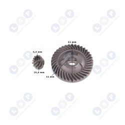 Pārnesumkārbas tips BOSCH GWS15-125CIT GWS19 GWS17 (5903794705654)