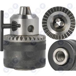 Bezatslēgas urbšanas patrona 10 mm 1/2 ar atslēgu (5903794706170)