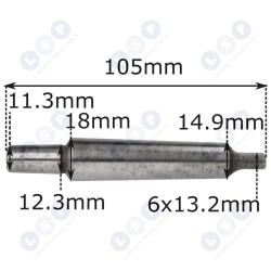 Morzes konusveida kāta adapteris MS2-B12 ()